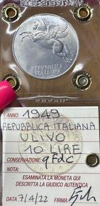 Italië. 10 Lire 1949 Ulivo (Zonder Minimumprijs), Postzegels en Munten, Munten | Europa | Niet-Euromunten