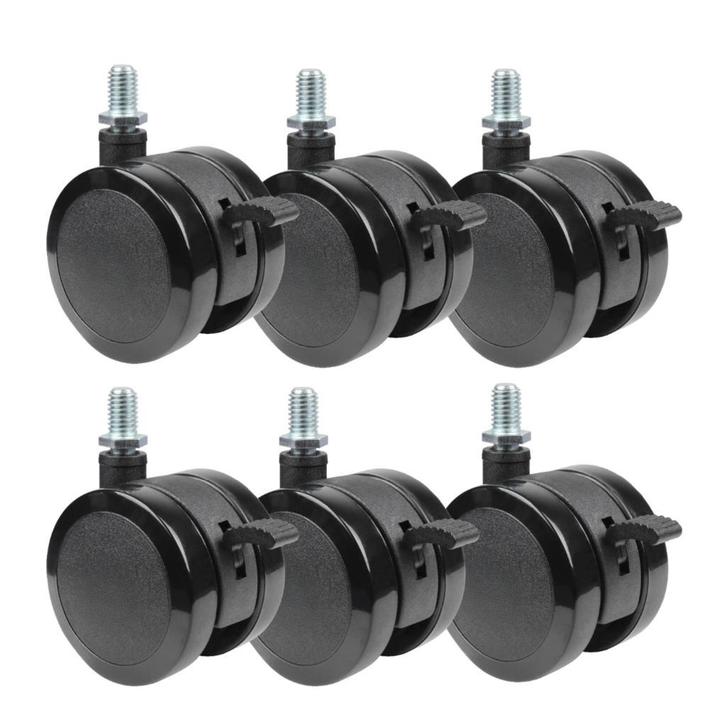 XXL Racing Wielen met Rem 6x - Voor Cockpits &amp; TV Steunen, Spelcomputers en Games, Spelcomputers | Sony PlayStation Consoles | Accessoires