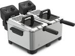 Tefal Double Pro FR3610 -Dubbele frituurpan - 7 L - 3600W -, Verzenden, Zo goed als nieuw