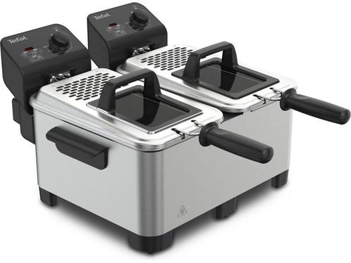 Tefal Double Pro FR3610 -Dubbele frituurpan - 7 L - 3600W -, Huis en Inrichting, Woonaccessoires | Overige, Zo goed als nieuw