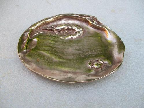 Frankel vers 1880 - Asbak - Art Nouveau schotel. Schelp,, Antiek en Kunst, Kunst | Designobjecten