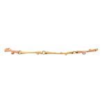 Gouden armband met diamant 18 karaat, Verzenden, Zo goed als nieuw, Wit, Goud