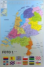 Kurk prikbord landkaart Nederland - Fullcolor - 60 x 90 cm, Nieuw, Ophalen of Verzenden