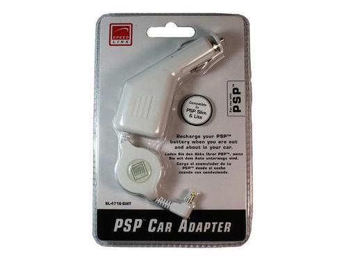 Speed-Link Car Adapter PSP wit  (PSP Nieuw), Spelcomputers en Games, Games | Sony PlayStation Portable, Nieuw, Ophalen of Verzenden