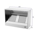 HCB Afzuigkap - doos model - met motor - 150 cm - 230V - RVS, Zakelijke goederen, Horeca | Keukenapparatuur, Verzenden, Nieuw in verpakking