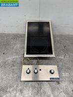 RVS Ascobloc Inbouw 2 pits Inductie Kookplaat 400V Horeca, Ophalen of Verzenden, Gebruikt