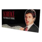 (Pre-order) Scarface Glass Poster The World Is Yours (Bla..., Hobby en Vrije tijd, Verzenden, Zo goed als nieuw