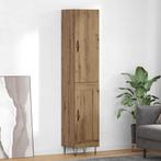 vidaXL Highboard Artisan Eiken 69,5 x 34 x 180 cm Bewerkt, Huis en Inrichting, Kasten | Buffetkasten, Minder dan 50 cm, Verzenden