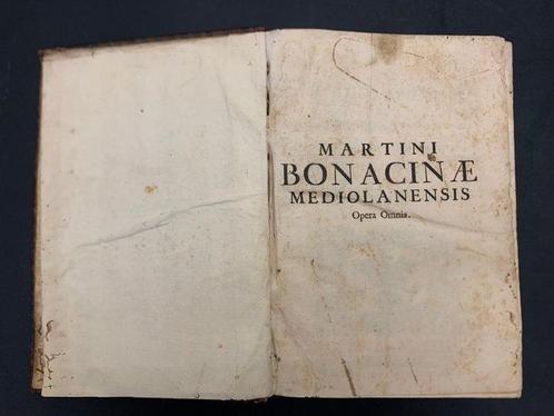 Martini Bonacinae Mediolanensis - Opera Omnia, in tres tomos, Antiek en Kunst, Antiek | Boeken en Bijbels