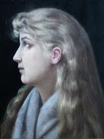 Vittorio Matteo Corcos (1859-1933), Kring van - Ritratto di