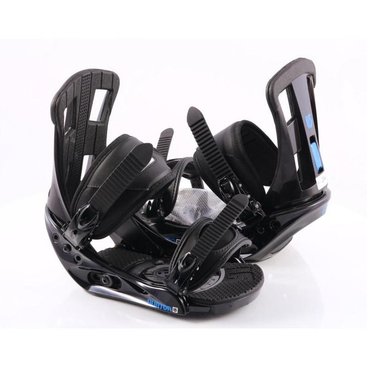 S snowboard bindingen BURTON PROGRESSION, black/blue ( NIEUW, Sport en Fitness, Snowboarden, Nieuw, Verzenden