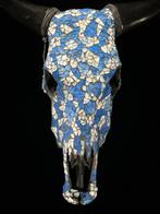 Geen minimumprijs - Adembenemende koeienschedel met