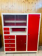 Credenza - Hout - Mobiele keuken vintage uit de jaren 50, Antiek en Kunst