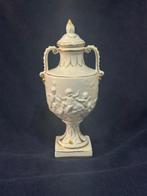 Vintage Duitse porseleinen amfoor, vergulde handgrepen,, Antiek en Kunst, Antiek | Glas en Kristal