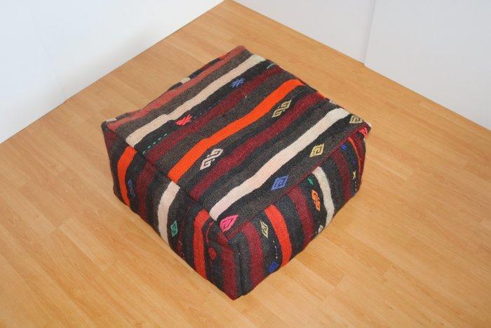 Puff Cases 1 - Kelim - 60 cm - 60 cm, Antiek en Kunst, Kunst | Designobjecten