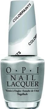 OPI NAIL LACQUER COLORPAINTS P19 SILVER CANVAS NAGELLAK PO.., Verzenden, Nieuw