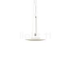 Vibia Flamingo 1540 Hanglamp LED, wit - Casambi (Hanglampen), Huis en Inrichting, Verzenden, Nieuw