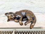 Sleeping kitten - Beeldje - A sleeping kitten - Brons