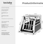 tectake®- Single Hondenbench – Hondentransportbox voor Auto, Verzenden, Nieuw
