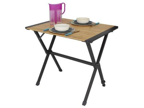 Eurotrail Campingtafel Chambery Bamboo S, Caravans en Kamperen, Kampeeraccessoires, Nieuw