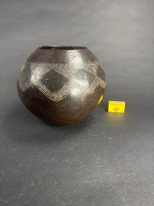 Zulu - Vaas - Terracotta, Antiek en Kunst, Kunst | Niet-Westerse kunst