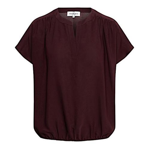 -30% &Co Woman  &Co Woman Blouse nola aubergine  maat M, Kleding | Dames, Blouses en Tunieken, Paars, Nieuw, Verzenden