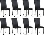 Leren Eetkamerstoelen Deal Zwart Zwarte Keukenstoel, Nieuw, Vijf, Zes of meer stoelen, Leer, Ophalen of Verzenden