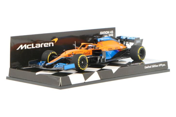 McLaren MCL35M 537214303 Minichamps  Modelauto 1:43 2021, Hobby en Vrije tijd, Modelauto's | 1:43, Verzenden