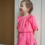 Jurkje flower metallic (pink), Kinderen en Baby's, Kinderkleding | Maat 98, Nieuw, Meisje, Like Flo, Jurk of Rok