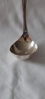 Lepel - Antieke Massieve Zilveren Hollandse Ei-Saus Lepel, Antiek en Kunst, Antiek | Goud en Zilver