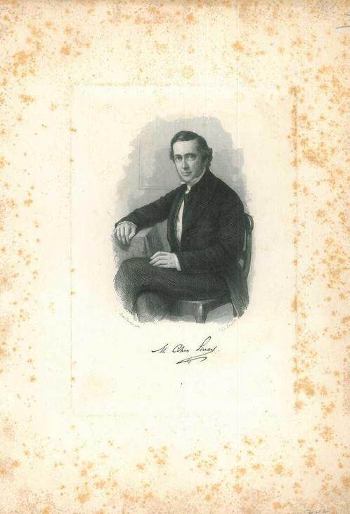Portrait of Martinus Cohen Stuart, Antiek en Kunst, Kunst | Etsen en Gravures