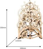 Robotime Pendulum Clock Klok Houten modelbouw DIY Miniatu..., Verzenden, Nieuw