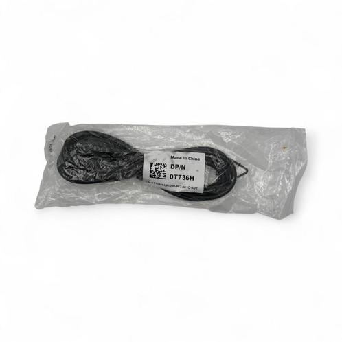 Power Cord C13 to C14 1.8m Black P/N: 0T736H, Computers en Software, Pc- en Netwerkkabels, Refurbished, Ophalen of Verzenden