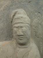 Oud-Chinees, Ming-dynastie Terracotta Gedecoreerde tegel met, Antiek en Kunst