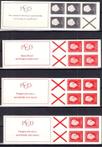Nederland 1967/1969 - Vier postzegelboekjes - NVPH PB 6b,