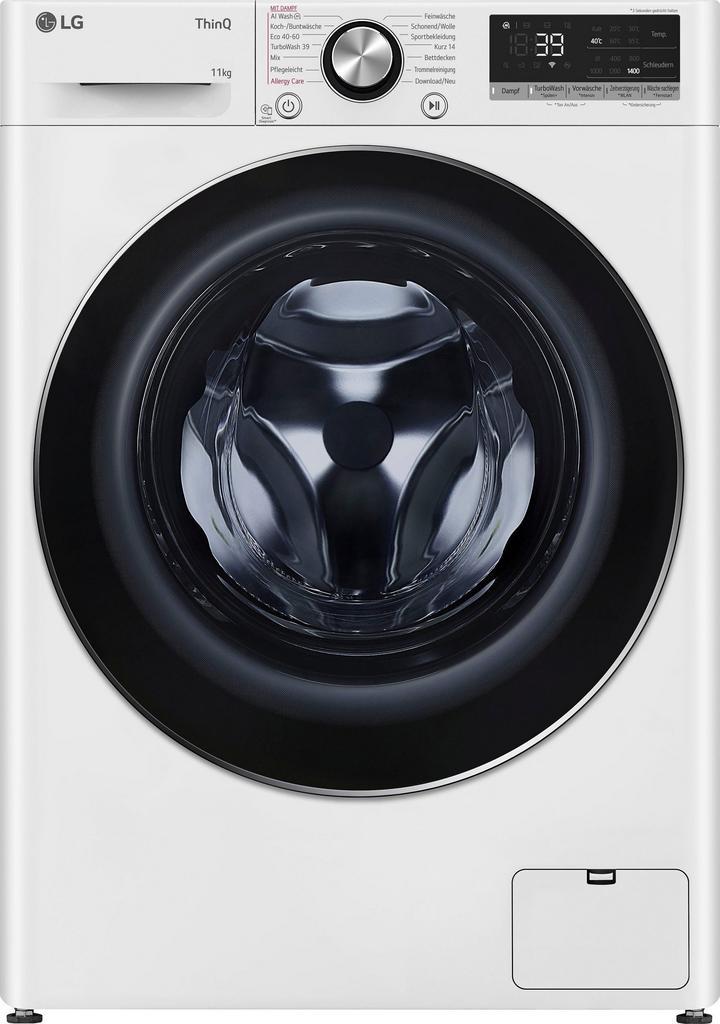 Lg F4wr7012 Wasmachine – 11 Kg – 1350 Tpm – Turbowash™ 39 –, Witgoed en Apparatuur, Wasmachines, Nieuw, Voorlader, 85 tot 90 cm