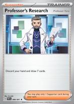 Professor Turo 088/091 holo Paldean Fates, Hobby en Vrije tijd, Verzamelkaartspellen | Pokémon, Ophalen of Verzenden, Nieuw, Losse kaart