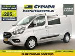 Ford Transit Custom 2.0 TDCI L2H1 DC 6 Pers LED Trekh €295pm, Nieuw, Ford, Zilver of Grijs, Handgeschakeld