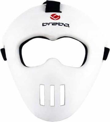 Brabo Brabo Facemask Jr - Spelersmasker - Wit