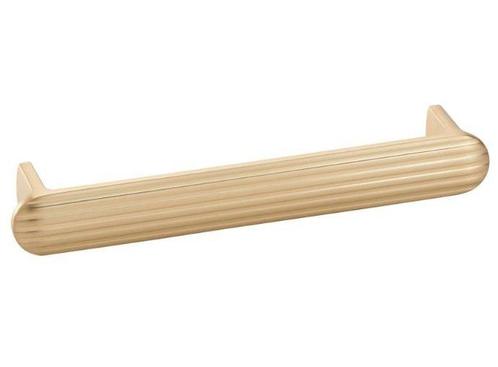 Greep FLUTED 128 mm mat goud, Doe-het-zelf en Verbouw, Hang- en Sluitwerk, Nieuw, Ophalen of Verzenden
