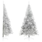 Halve Zilveren Kerstboom 210cm - Tweedekansje voor Slimme..., Ophalen of Verzenden, Nieuw, Binnen