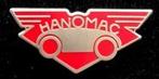 Hanomag broche- rood brons emaille, Verzamelen, Speldjes, Pins en Buttons, Verzenden, Nieuw, Transport
