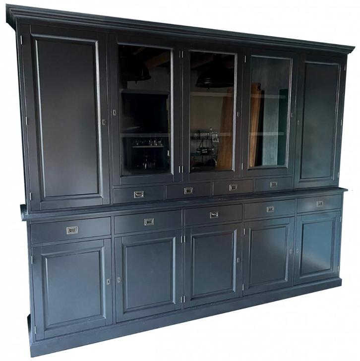 Buffetkast zwart - zwart Lelystad 300 x 235cm, Huis en Inrichting, Kasten | Buffetkasten, Ophalen of Verzenden