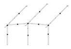Dorema Frame Voortent Staal EasyGrip 25mm diepte 270/300, Caravans en Kamperen, Nieuw