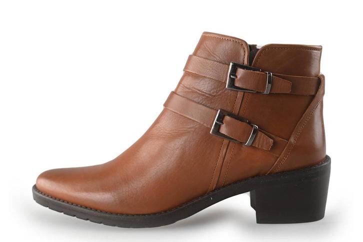 Mano enkellaarzen in maat 40 Cognac | 10% korting, Kleding | Dames, Schoenen, Overige kleuren, Zo goed als nieuw, Lage of Enkellaarzen