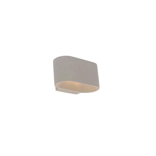 Landelijke ovale wandlamp beton - Arles, Huis en Inrichting, Lampen | Wandlampen, Nieuw, Overige materialen