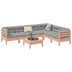 vidaXL 7-delige Loungeset met kussens massief douglas, Tuin en Terras, Tuinsets en Loungesets, Verzenden, Nieuw, Loungeset