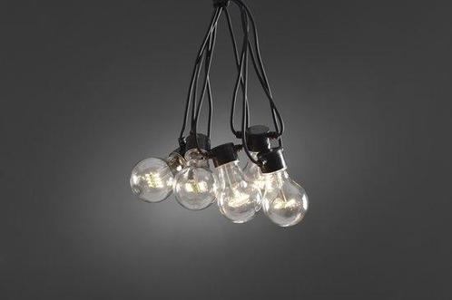 Konstsmide 2378 - Snoerverlichting - 10 lamps transp - 24V -, Diversen, Kerst, Verzenden