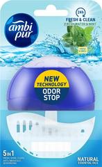 Toiletblok Ambi Pur Fresh Water & Mint navulbaar 55 ml, Verzenden