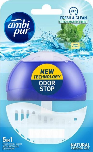 Toiletblok Ambi Pur Fresh Water & Mint navulbaar 55 ml, Huis en Inrichting, Schoonmaakartikelen, Verzenden